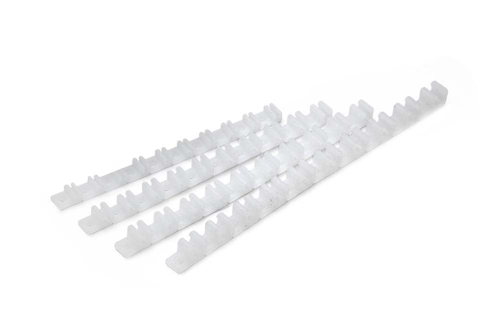 LDPE TUBING CLIP, STRIP, HOLDER