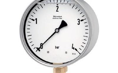 160mm (6″) SS Differential Pressure Gauge DIN Case