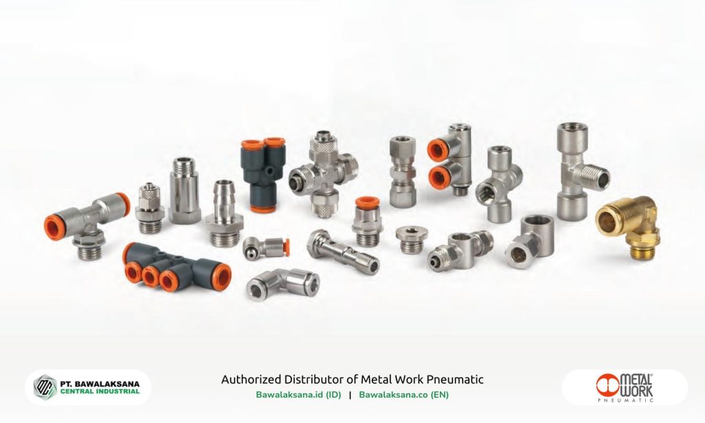 Various type of pneumatic fittings by Metal Work Pneumatic