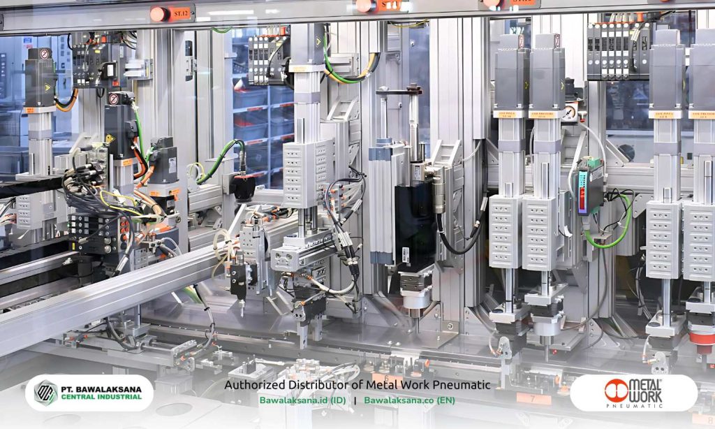 Cara Kerja Sistem Pneumatik dan Rekomendasi Komponen Terbaik 1 Pneumatic automation system implementation by Metal Work Pneumatic