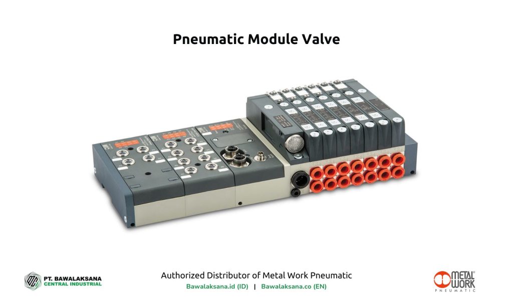 Mengenal Sistem Pneumatik, Fungsi dan Aplikasinya di Industri 1 EB80 Pneumatic Module Valve - Integrated to PLC (Programmable Logic Controller) - Bawalaksana ID