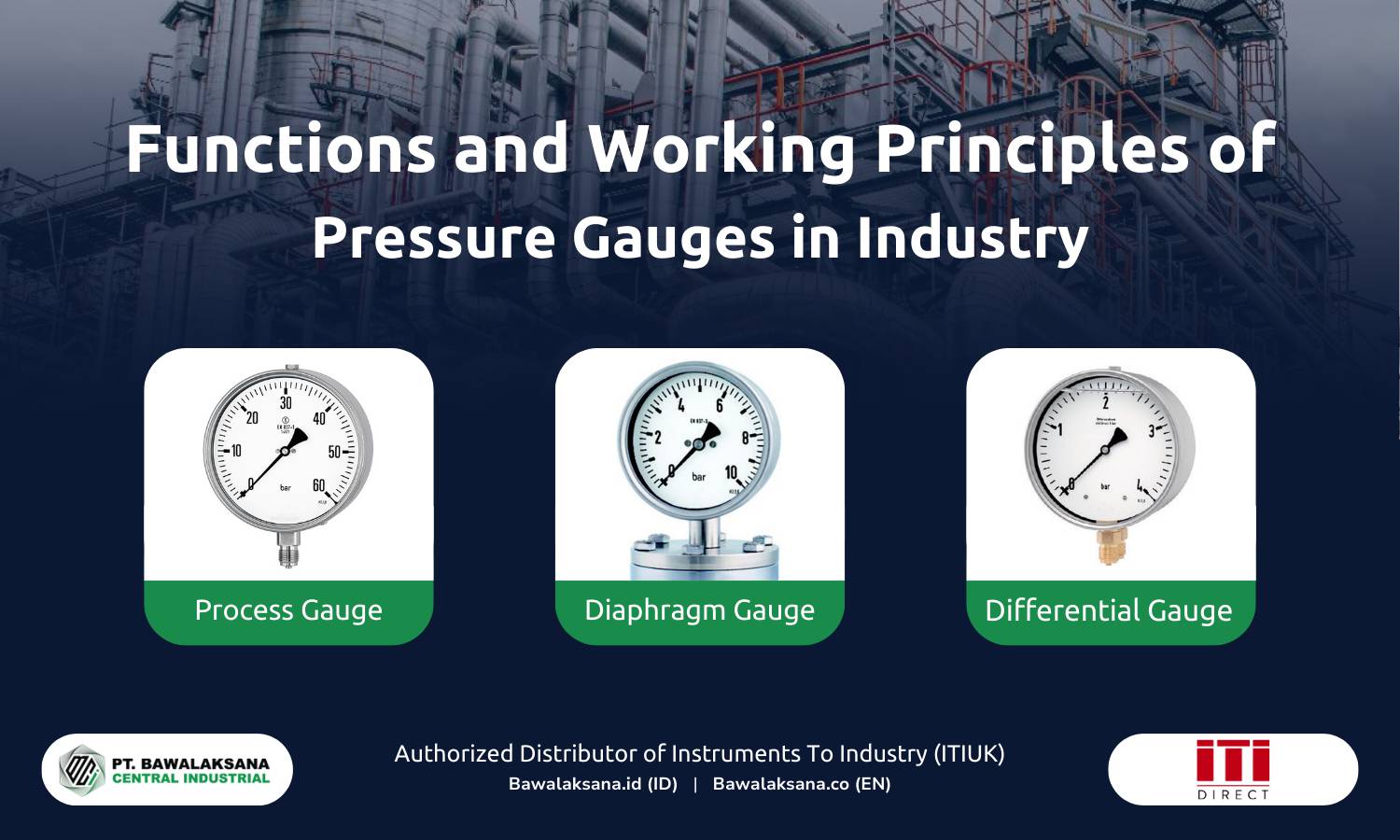 Fungsi Pressure Gauge di Industri dan Cara Kerjanya - Bawalaksana ID