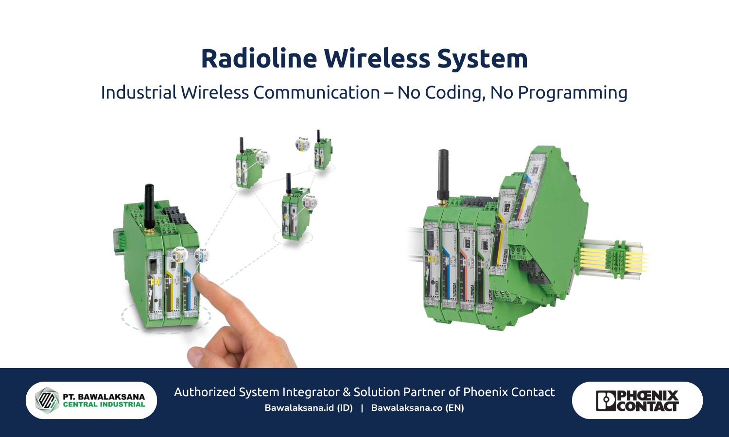 Radioline Wireless Communication - Otomasi Industri Tanpa Kabel dan Coding - Bawalaksana ID