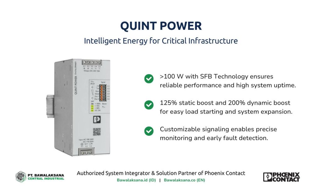 QUINT POWER Intelligent Energy for Critical Infrastructure - Bawalaksana ID