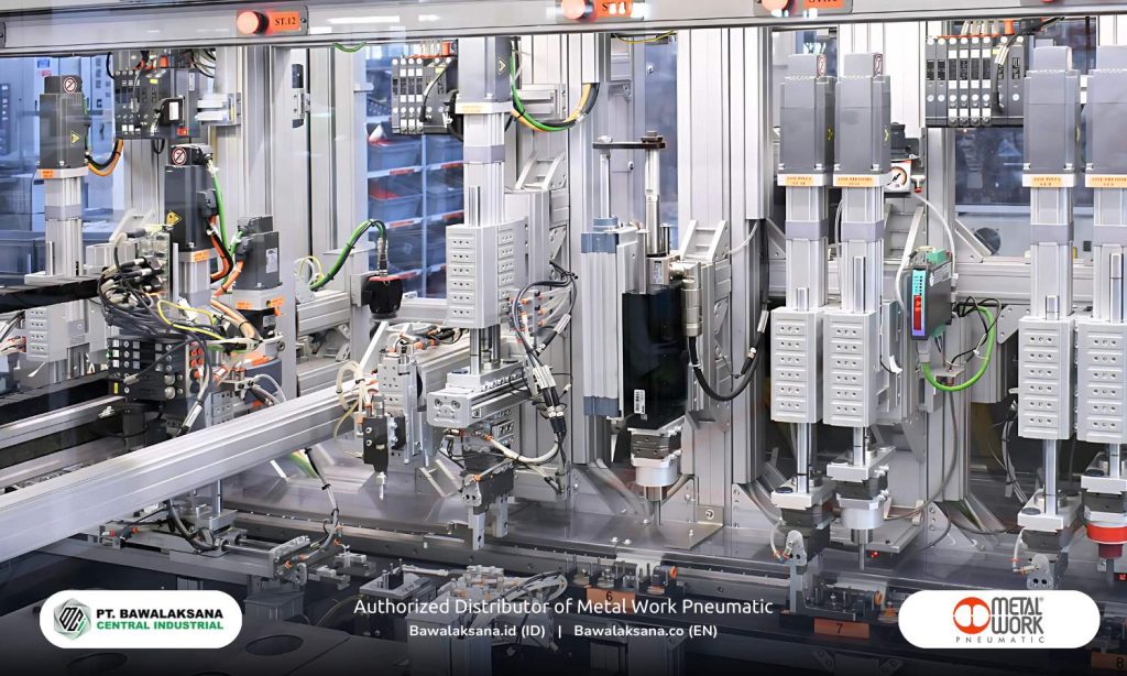 Pneumatic Gripper Application in Industri by Metal Work Pneumatic - Bawalaksana ID